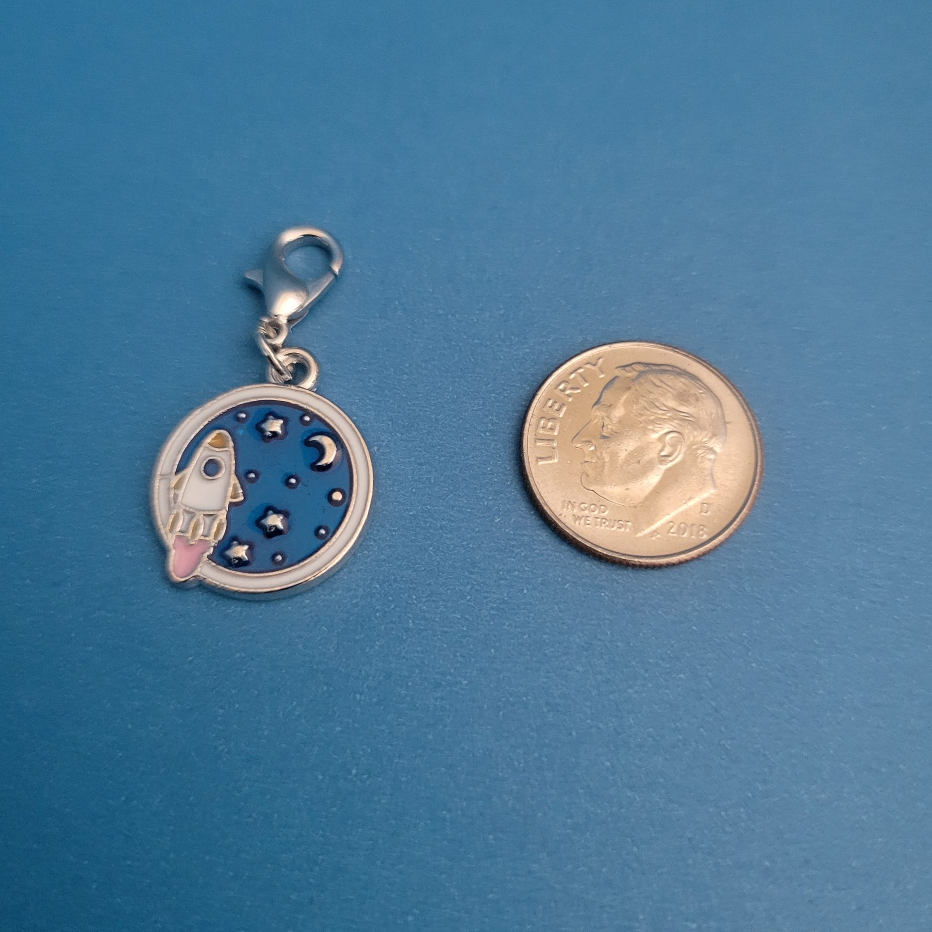 SILVER ENAMELEDSPACE MEDALLION27