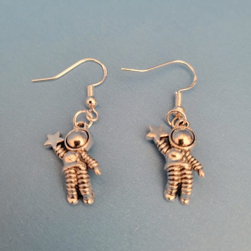 Starry Eyed Space Girl Pierced Earrings