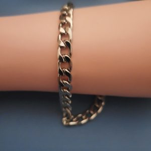 Ladies Miami Cuban Link Bracelet - Stainless Steel Magnetic Clasp