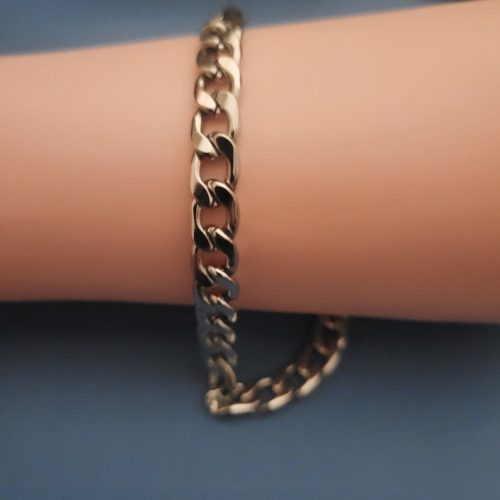 Ladies Miami Cuban Link Bracelet - Stainless Steel Magnetic Clasp