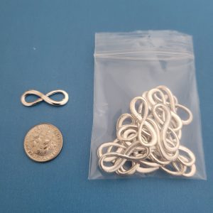 Closeout - Silver Color Infinity Charms (20)