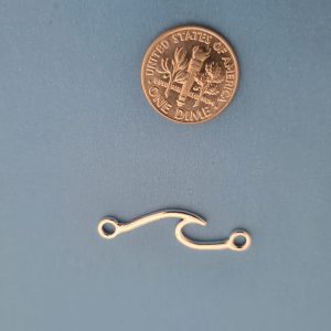 Closeout - Silver Color Wave Connector Charms (37)