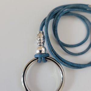 Denim Dream O-Ring Necklace And Eyeglasses Holder