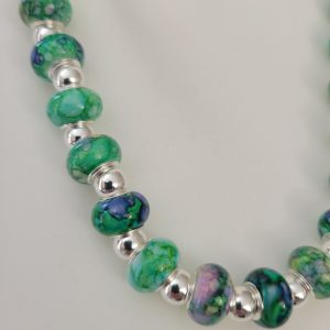 Coastal Landscape European Bead Necklace