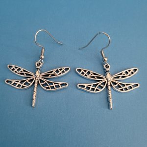Fancy Filigree Dragonfly Earrings