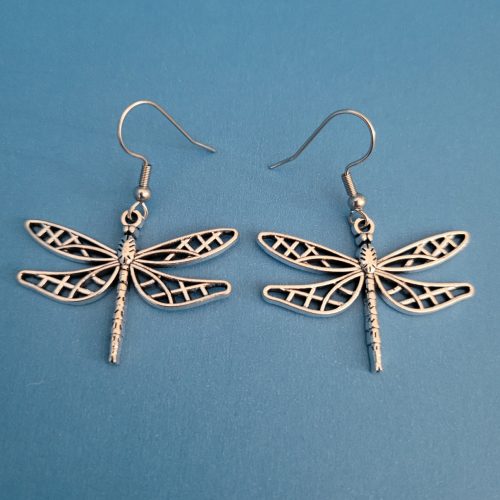 Fancy Filigree Dragonfly Earrings