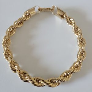 Vintage - Golden Age Mens Or Womens XL Bracelet With Lobster Clasp