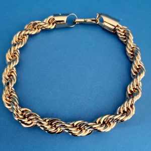 Vintage - Golden Age Mens Or Womens XL Bracelet With Lobster Clasp
