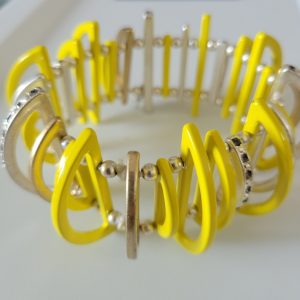 Vintage - Kenneth Cole Avant Garde Yellow And Gold Bracelet
