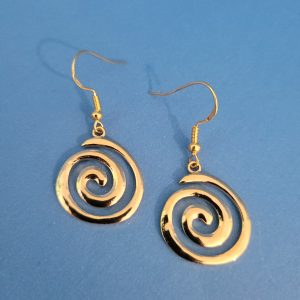 Golden Spiral Hypoallergenic Earrings