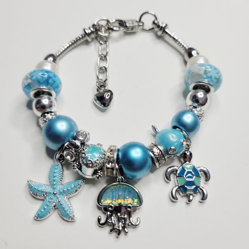 Pandora Style Charm Bracelet Under The Sea Premium