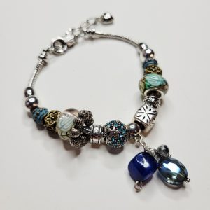 Pandora Style Charm Bracelet - Premium Mix Glow In The Dark