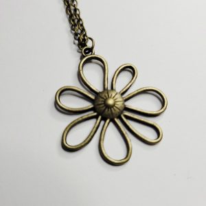 Bronze Flower Power Necklace