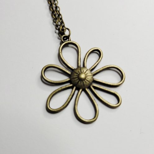 Bronze Flower Power Necklace