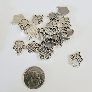 Closeout - Paw Print Charms (20)