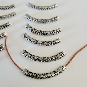Closeout - Nice BOHO Tibetan Style Filigree Noodles (12)