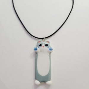 Cat Lady Large Cat Pendant Necklaces - Choose Colors