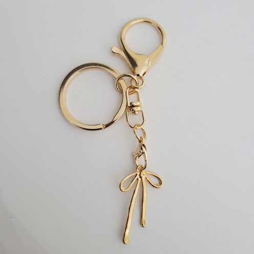 Budget Gold Color Charm Keychains - Choose Your Style