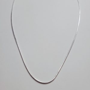 Sterling Silver Snake Chain Necklace - 22 Inch