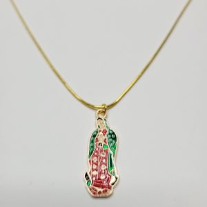 Our Lady Of Guadalupe Virgin Mary Pendant Necklace