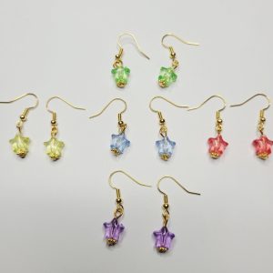 BUNDLE Five Pairs Of Colorful Star Earrings