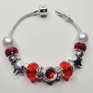 Pandora Style Charm Bracelet Be My Valentine