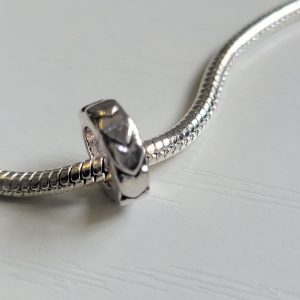 For Pandora Charm Bracelets Metal Heart Spacers