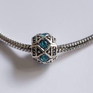 For Pandora Charm Bracelets Brilliant Blue Barrel Charm