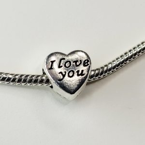 For Pandora Charm Bracelets I Love You Heart Charm
